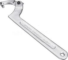 TOOLSTAR kablio raktas C raktas 51-121mm Reguliuojamas kablio raktas Chrome Vanadium įrankis motociklų remontui (1 vnt.)