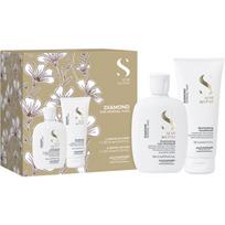 Alfaparf Milano Semi di Lino Diamond Kit rinkinys plaukų blizgesiui ir švelnumui užtikrinti