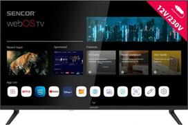 Sencor SLE 32S830MB 32 colių HD Ready (1366x768@60Hz) išmanus televizorius | 6.5ms | webOS | 178°/178° | Bluetooth v5.0 | VESA 100x100