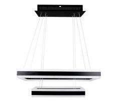 LED Reguliuojamas pakabinamas sietynas LED/113W/230V 3000K juoda