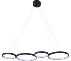 LED Pakabinamas sietynas FLAMENCO LED/42W/230V 4000K juoda