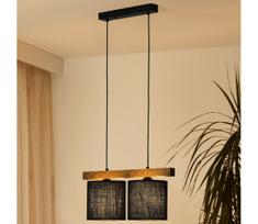 BRILAGI - Pakabinamas sietynas FOREST 2xE27/15W/230V pušis/juoda