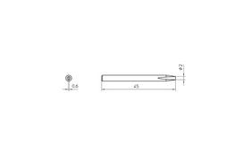 Antgalis 2.0mm WHS40 lituokliui, Weller