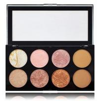 Makeup Revolution Ultra Blush and Contour - Blush Palette Golden Sugar kontūravimo ir skaistalų paletė - 12.8 g