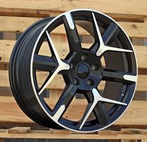 Ratlankis RACINGLINE YF6147 R18x8 5x112 ET 40 CB 57.1 (Black Polished Half Matt) (690 kg)