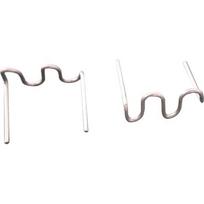 Plastiko suvirinimo kabės banguotos 0.8mm (100vnt)