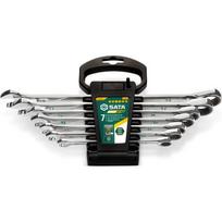 Kombinuotų raktų su terkšle rinkinys 7vnt. (8-19mm) 120XP