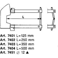 Tecna svirčių pora 7404 su elektrodais (7451 D12mm)