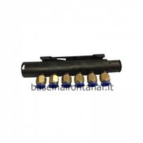 Oro kolektoriaus 6 jungtys, 10x32mm, greita jungtis