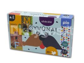 Lavinanti dėlionė PIO „Abėcėlė. Gyvūnai“, nuo 2 metų