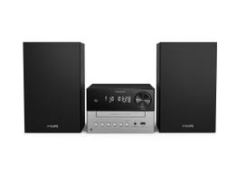PHILIPS TAM3205MKII/12 Micro System, black/silver (TAM3205MKII/12)