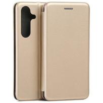 Beline Samsung S25 Magnetic Book Case złoty/gold