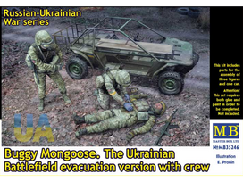 Master Box - Russian-Ukrainian War series. Buggy Mongoose The Ukrainian Evacuation Version with Crew, 1/35, MB35246