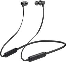 Ausinės, Ant kaklo tvirtinamos Bluetooth ausinės, sportas, triukšmo mažinimas, 16h baterijos veikimo laikas, metalinės ausinės, juodos