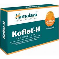Himalaya Koflet-H Orange 2x6 pastilės nuo gerklės skausmo, 12 vnt