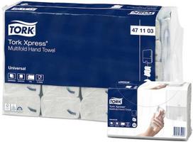 Lapelinis rankšluostinis popierius Tork Xpress Multifold Universal H2 2sl., 23,4 x 21,3 cm (20 vnt.)