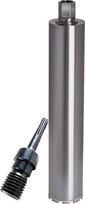 "ADT Diamond Tools Premium Line" deimantinis šerdinis grąžtas betonui su didele armatūra, šerdinis grąžtas su 11 mm stogo segmentu ir 500 mm naudinguoju ilgiu, skersmuo 172 mm + SDS Max adapteris