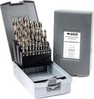 "BaerCoil BAER Twist Drill Set" (0,5 mm, didėjantis 1-13 mm, spiralinių grąžtų rinkinys, pagamintas iš aukšto lydinio HSSE/kobaltinio plieno, grąžtų rinkinys, geležies grąžtų rinkinys