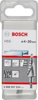 "Bosch" 2608597524 4/6/8/8/10/12/14/16/16/18/20 mm HSS laiptelis su 1/4 colio šešiakampiais grąžtais