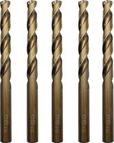 "Sipery" M35 kobalto grąžtas 8-12 mm HSS suktukas su tiesiu apvaliu kotu, skirtas karbidui, nerūdijančiam plienui, ketui gręžti, 10 mm suktukas, šampano spalvos, 10 mm/0,39 col.