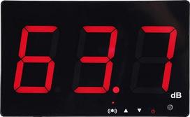 Decibelų matuoklis, sieninis skaitmeninis garso lygio matuoklis Triukšmo matuoklis Testerio matavimo diapazonas 30-130 dB, tikslumas 1,5 dB su LCD ekranu