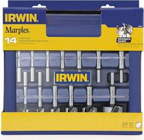 IRWIN Marples Forstner-Bit-Set, Holzbohrer, aus Kohlenstoffstahl, idealiai tinka darbui su kaladėlėmis, šlifavimui ir kt., 14 dalių (1966893)