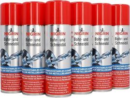 NIGRIN 6 x 250 ml atsparus dideliam slėgiui silikoninis tepalas be silikono, pastebimai mažinantis nusidėvėjimą - šviesiai rudas