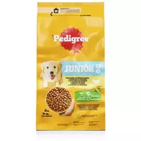 Sausas šunų ėdalas su paukštiena ir daržovėmis PEDIGREE JUNIOR, 2 kg