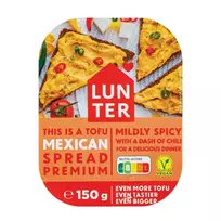 Kreminė tofu užtepėlė LUNTER, su aitriosiomis paprikomis, 150 g