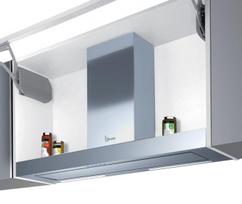 Baraldi Integra Inside gartraukis, į spintelę montuojamas, nerūdijančio plieno, 56cm, 380m3/h