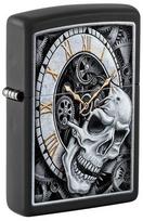 Žiebtuvėlis Zippo 29854 Skull Clock Design