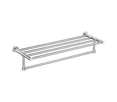 OMNIRES MP60920CR - Sieninė rankšluosčių kabykla MODERN PROJECT 60 cm blizgus chromas