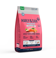 Marly & Dan sausas maistas didelių veislių suaugusiems šunims su lašiša
