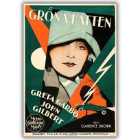 Retro holivudo filmo plakatas „Greta Garbo in A Woman of Affairs“