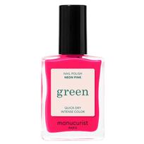 MANUCURIST Green Nail Polish Neon Pink 15ml