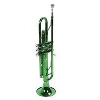 Žalias Trimito Rinkinys B klavišas 3 tonų Muzikinis Trimitas Pūtimo Instrumentas Pradedantiesiems Atlikimo Grupėms