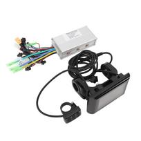 36V 48V 60V 500W 28A bešepetis variklio valdiklis 5530 su SW900 LCD ekranu elektriniam dviračiui
