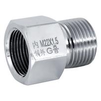 Cilindro adapterio jungties keitiklis akvariumo CO2 reguliatoriui, vidinis M22x1.5 į išorinį G5/8