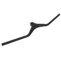 Mountain Bike Handlebar Carbon Fiber Sturdy Ergonomic Design MTB Handlebar for Cycling black