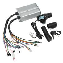 1500W 36V 48V bešepetėlio variklio valdiklio rinkinys Droselis LCD skydelis su spynelės greičio reguliavimo perjungikliu skirtas