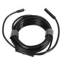Endoscope Camera with Light 5MP HD IP67 Waterproof Sewer Inspection Snake Borescope 5meter