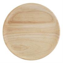 Elegantiškas apvalus medinis arbatos padėklas, suši užkandžiai, vaisiai, serviravimo lėkštė namų restoranui, 12,5 cm