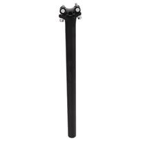 Bike Seatpost Shock Absorbing High Strength Lightweight Carbon Fiber Bike Seat Tube for Road black