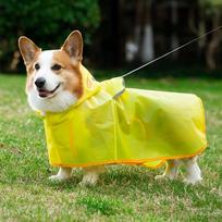 Corgi Dog Duck Duck Raincoat Medium and Small Dog Dachshund Rainy Day Out Waterproof Pet Dog Poncho Clothes S