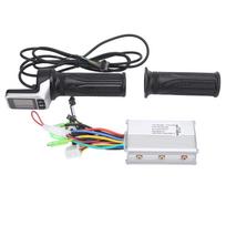 36V48V 350W Brushless Controller and 124DX LCD Twist Throttle Set for Electric Scooter