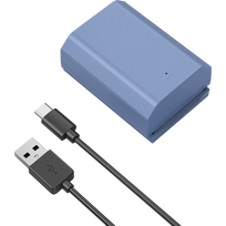 SmallRig Fotoaparato baterija NP-FZ100, USB-C, mėlyna