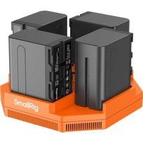 SmallRig Fotoaparato baterijų ir įkroviklio rinkinys NP-F970