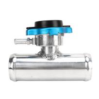 Radiatoriaus įpylimo kakliukas 38 mm 1?12 colių išorinis skersmuo su temperatūros rodymo dangteliu T6061 aliuminis Poliruotas paviršius