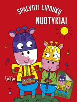Spalvoti lipdukų nuotykiai. Žirafa