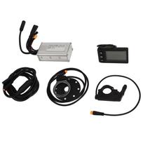 DC24V 36V 48V elektrinio dviračio pertvarkymo rinkinys su 17A 3 režimų bešepetiniu valdikliu S866 Panel Electric